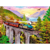 Ravensburger Puzzle Jesenska vožnja z vlakom 1500 kosov