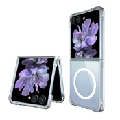 MaxMobile maskica za Samsung Galaxy Z Flip 7 DROP-PROOF PURE MAGSAFE prozirna