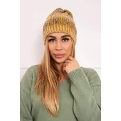 Kesi Cap with fleece Melisa K241 orange+gray