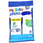 Set kemijskih olovaka Carioca Sfera - 10 komada, plava