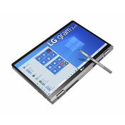 LG 14 gram 14 Multi-Touch 2-in-1 Laptop (Dark Silver)