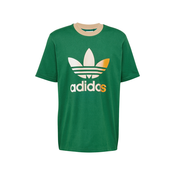 Pamucna majica adidas Originals boja: zelena, s tiskom