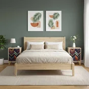 Vidaxl Nočna omarica OMMEN 2 kos Sonoma hrast 36 x 33 x 50 cm