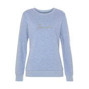BENCH Sweater majica  svijetloplava / srebro