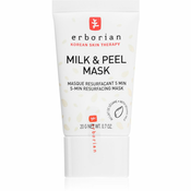Erborian Milk & Peel eksfolijacijska maska za sjaj i zagladivanje kože lica 20 g