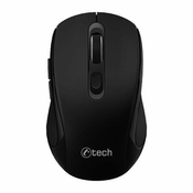 C-TECH miš Dual mode, bežični, 1600DPI, 6 gumba, crni, USB nano prijemnik