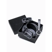Ombre Mens leather accessories set