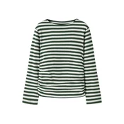 NAME IT Majica NKFOLEIKA temno zelena/off-bela