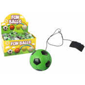 PU nogometna lopta s Jojo gumicom za odskakanje, zelena