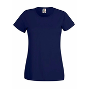 Navy Womens T-shirt Lady fit Original Fruit of the Loom