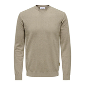 Only & Sons Pulover ONSLoui  temno bež