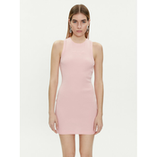 Juicy Couture Poletna obleka Bentley JCBED223812 Roza Slim Fit
