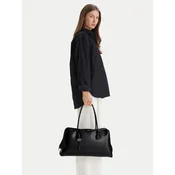 Ročna torba Calvin Klein Emblem Trio Large Work Bag LV04F3368G Črna