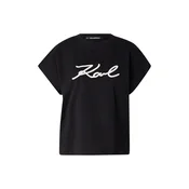 Karl Lagerfeld Majica črna/bela