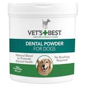 VETS BEST Prah za zube pasa Dental Powder, 90 g
