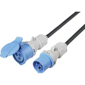 Sygonix Sygonix SY-5244052 tok podaljšek 16 A črna 10 m H07RN-F 3G 2\,5 mm2 odporen na vremenske vplive\, primeren za uporabo na prostem, (20446700)