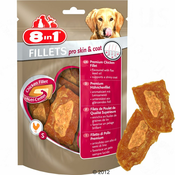 8in1 Fillets Pro Skin & Coat 80 g - Varčno pakiranje: 3 x S