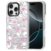 Ovitek MOSNOVO za iPhone 16 Pro - Kitties