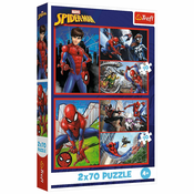 Spider-Man pajkaste zgodbe 2x70-delna sestavljanka - Trefl
