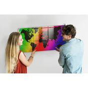 tulup.si Magnetna tabla za decu Zemljevid sveta 120x60 cm