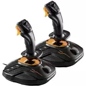 Thrustmaster Flight Simulator joystick- Thrustmaster T.16000M Space Sim Duo Stick PC Crna, Narančasta