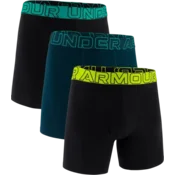 Under Armour Boksarice Performance Cotton Solid 6in - 3 pack