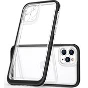 Hybrid Armor Clear 3v1 ovitek za iPhone 13 Pro s črnim okvirjem
