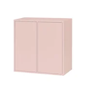 Boxie 2 vratna stenska omara 80x80x37 cm roza