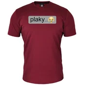 Muška majica kratkih rukava Plaky, Bordo