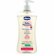 Chicco Baby Moments Sensitive micelarni šampon za tijelo i kosu 500 ml