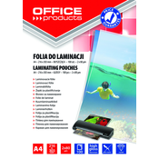 Folija za plastificiranje A4 80mic 100/1 sjajna Office products