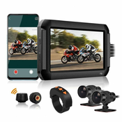 Secutek Dvojno CCTV na motorju F9-TPMS