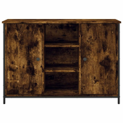 Komoda boja dimljenog hrasta 100 x 35 x 70 cm konstruirano drvo