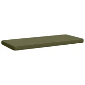 Vidaxl Blazina za klop - 1 kos VUGHT 100% poliester Olivno zelena