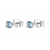Brosway Čudoviti srebrni uhani Fancy Cloud Light Blue FCL39