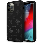 Guess GUHCP12MLSPEBK iPhone 12/12 Pro 6,1 black hard case Peony Collection (GUHCP12MLSPEBK)