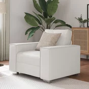 Sofa stolica Bijeli 100 cm Lažna koža