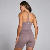 Ženska majica brez rokavov Tempo Strappy Racerback MP – kavna - XXL