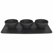 Villeroy & Boch Set skledic na pladnju iz kolekcije MANUFACTURE ROCK