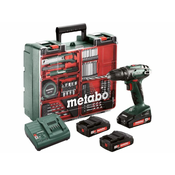 METABO akumulatorski vrtalni vijačnik BS 18 SET 602207940