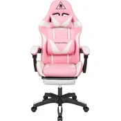Igralni stol Kruger & Matz GX-150, bel/roza (5901890068635)