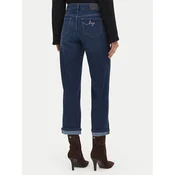 Liu Jo Jeans hlače UF6085 D0356 Mornarsko modra Straight Fit