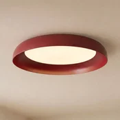 Lindby LED-stropna svetilka Florie, rdeča, kovina, O 40 cm - Dnevna soba/jedilnica - Sodobni - rdeča, bela - Plastika