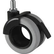 Pohištveno kolo Rotola Office z zavoro M10 x 15 mm črn/siv