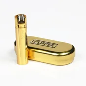 shumee Clipper Metal Gold Box Lighter 3000 Lights