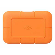 LaCie SSD zunanji robustni 2,5-palčni 2TB - USB 3.1 Gen 2 Type C, oranžna