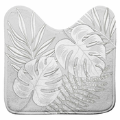 Svetlo siva kopalniška preproga za WC 45x45 cm Amber – douceur dintérieur