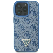 Guess GUHCP16SP4TDSCPB iPhone 16 6.1 blue hardcase Leather Metal Logo Strass Crossbody (GUHCP16SP4TDSCPB)