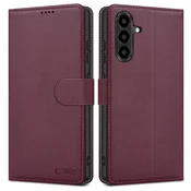 Tech-protect Wallet knjižni ovitek za Samsung Galaxy A57 5G, bordo