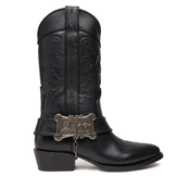 Kavbojski škornji Naked Wolfe THE OUTLAW BOOT Črna